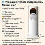 Miriam, вентилятор 5 в 1