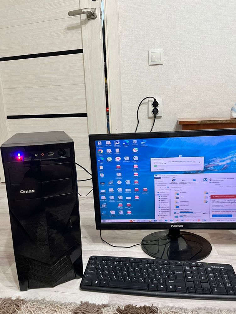 Продам компьютер win 10, системник+монитор