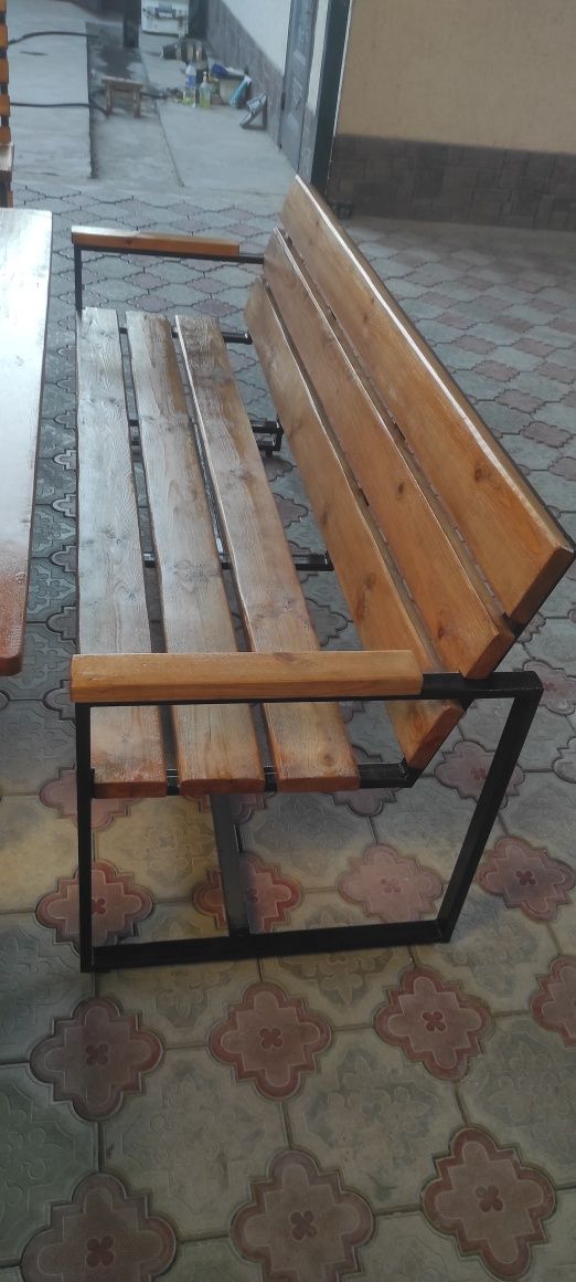 Скамейка , стол , кресла