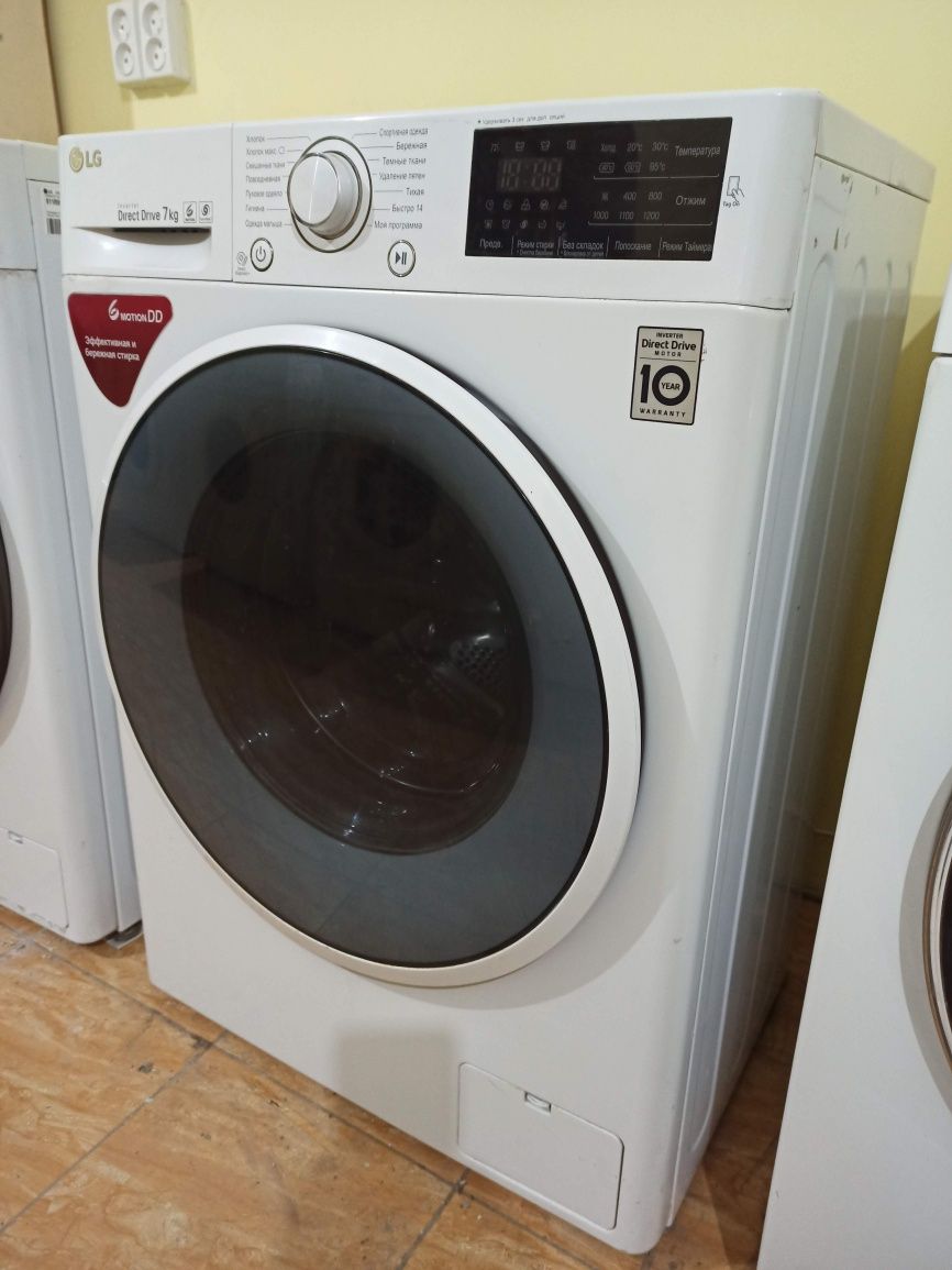 Модель LG Стиралка DirectDrive 7-kг Паровой цикл стирки