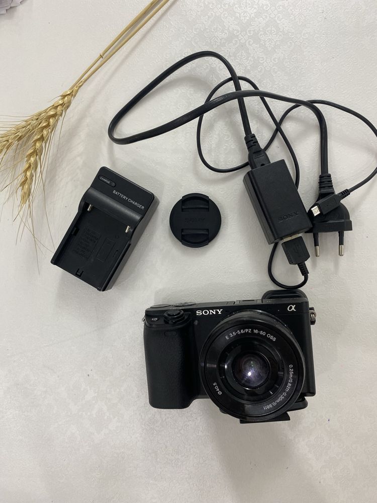 Sony alpha 6400 с объективом 16-50
