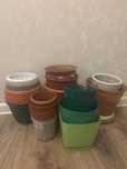 Продам горшки для цветов б/у разные