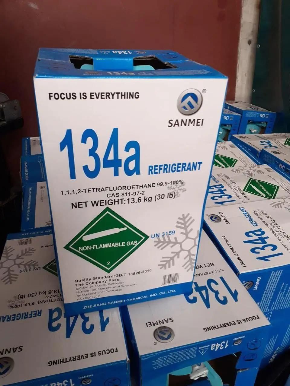 Фреон 134а для кондиционера фрион Sanmei