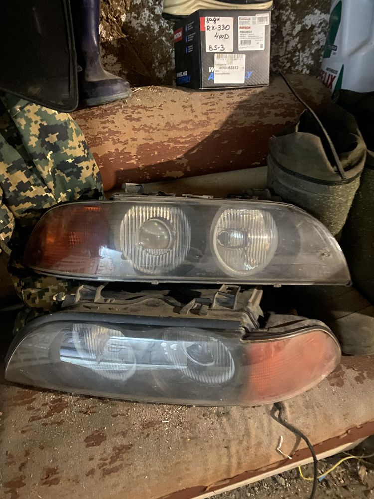 Фары с ближним bi led бмв е39 дорест