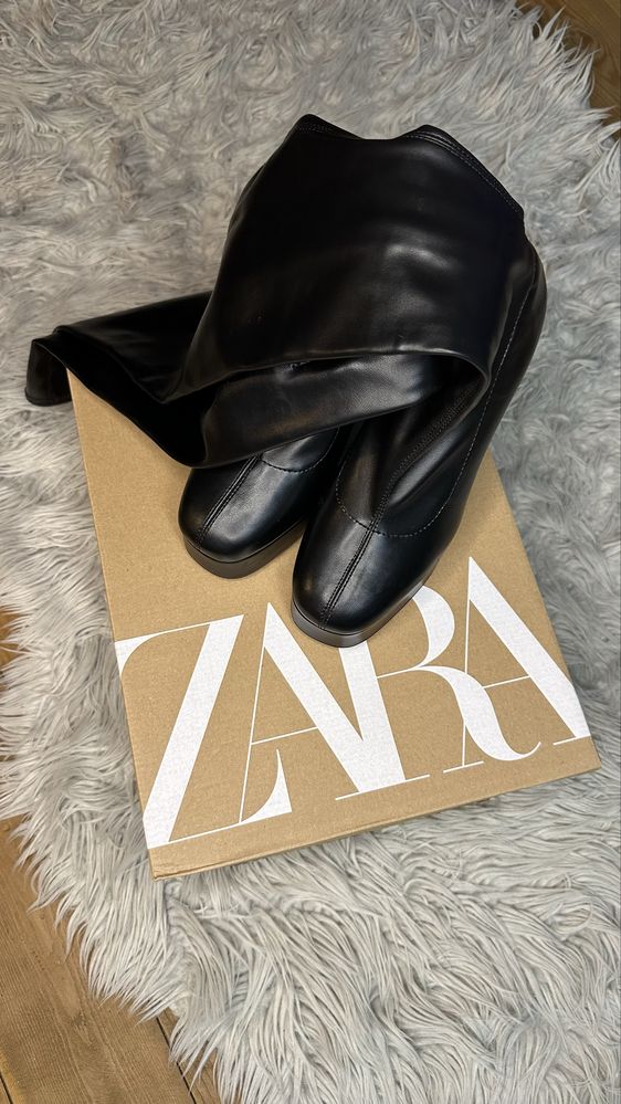 Ботфорты Zara