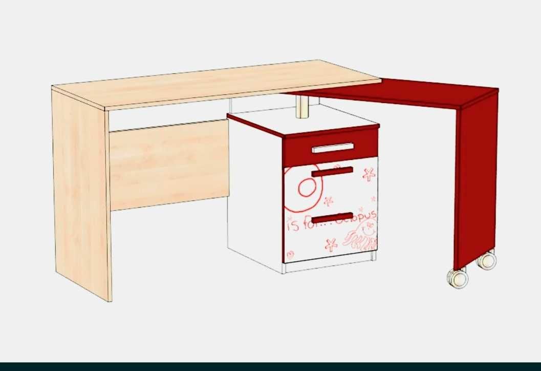 Кровать двухярусная. Алфавит