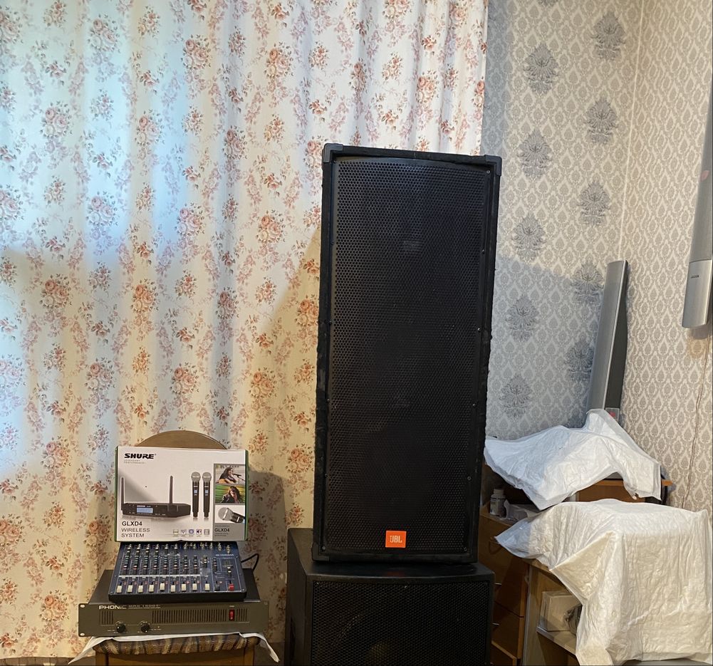 Музыкальная аппаратура JBL, yamaha, Shure