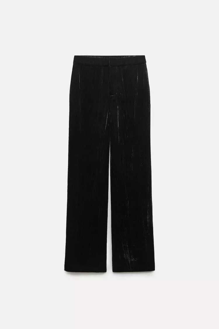 Бархатные брюки ZARA