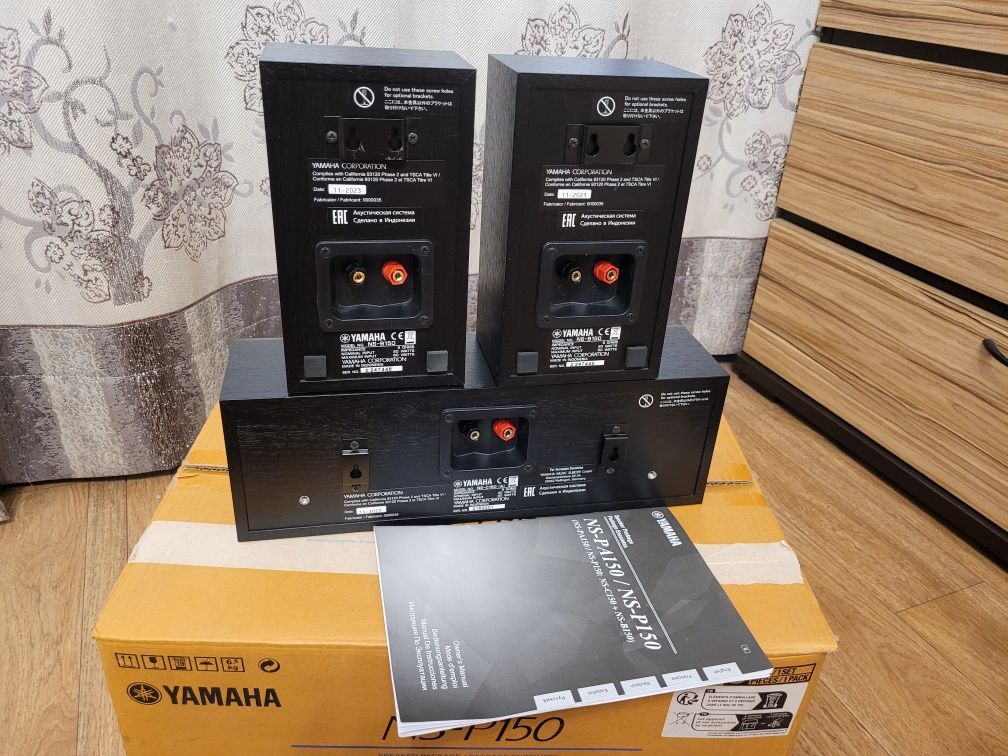 Колонки центральный канал и тыл Yamaha NS-P150