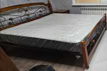 Продам кровать двуспальную 180 х 200 см, без матраса, БУ.