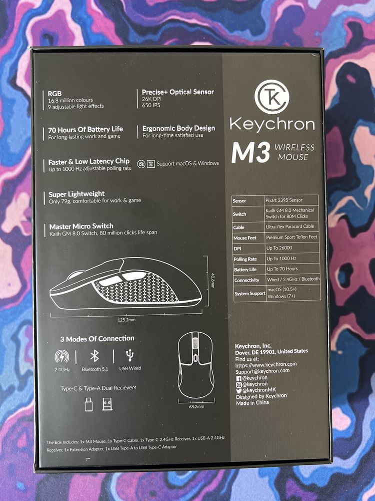 Продам мышку безпроводную Keychron M3