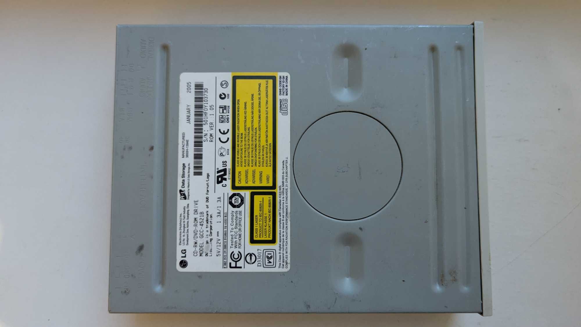 Оптический привод/дисковод CD-RW+DVD IDE 52/32/52/16, LG GCC-4521B
