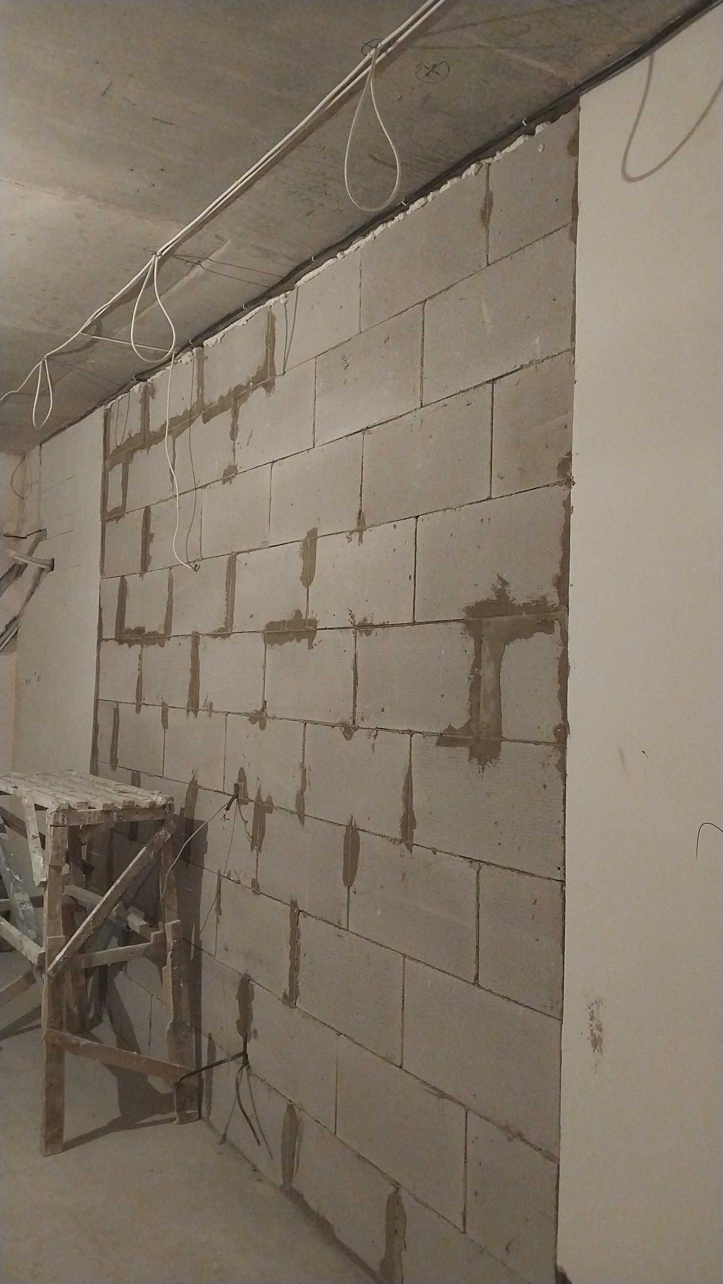 Возвожу межкомнатные  перегородки   Газаблок не дорого