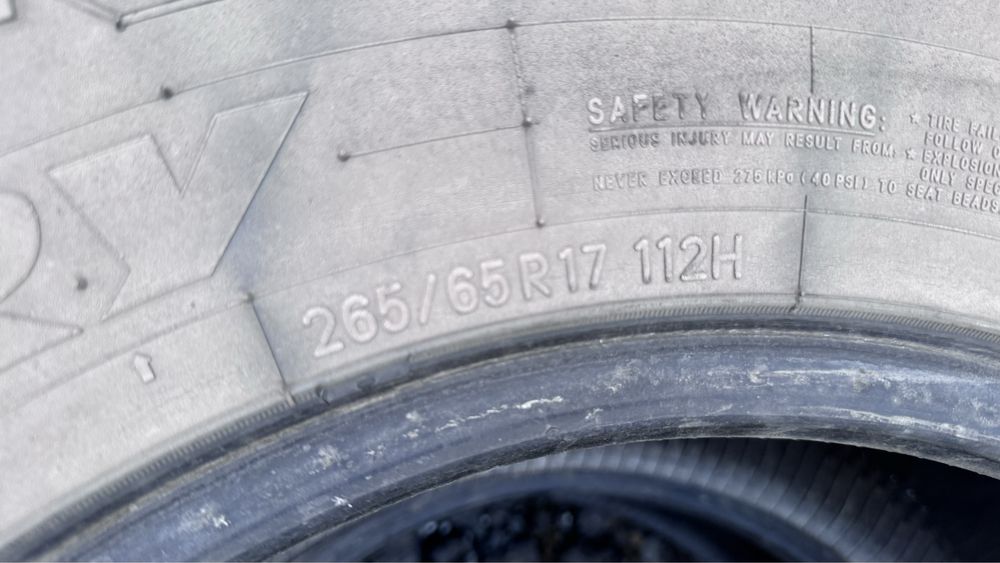 Продам шины 265/65/17 и 265/60/18