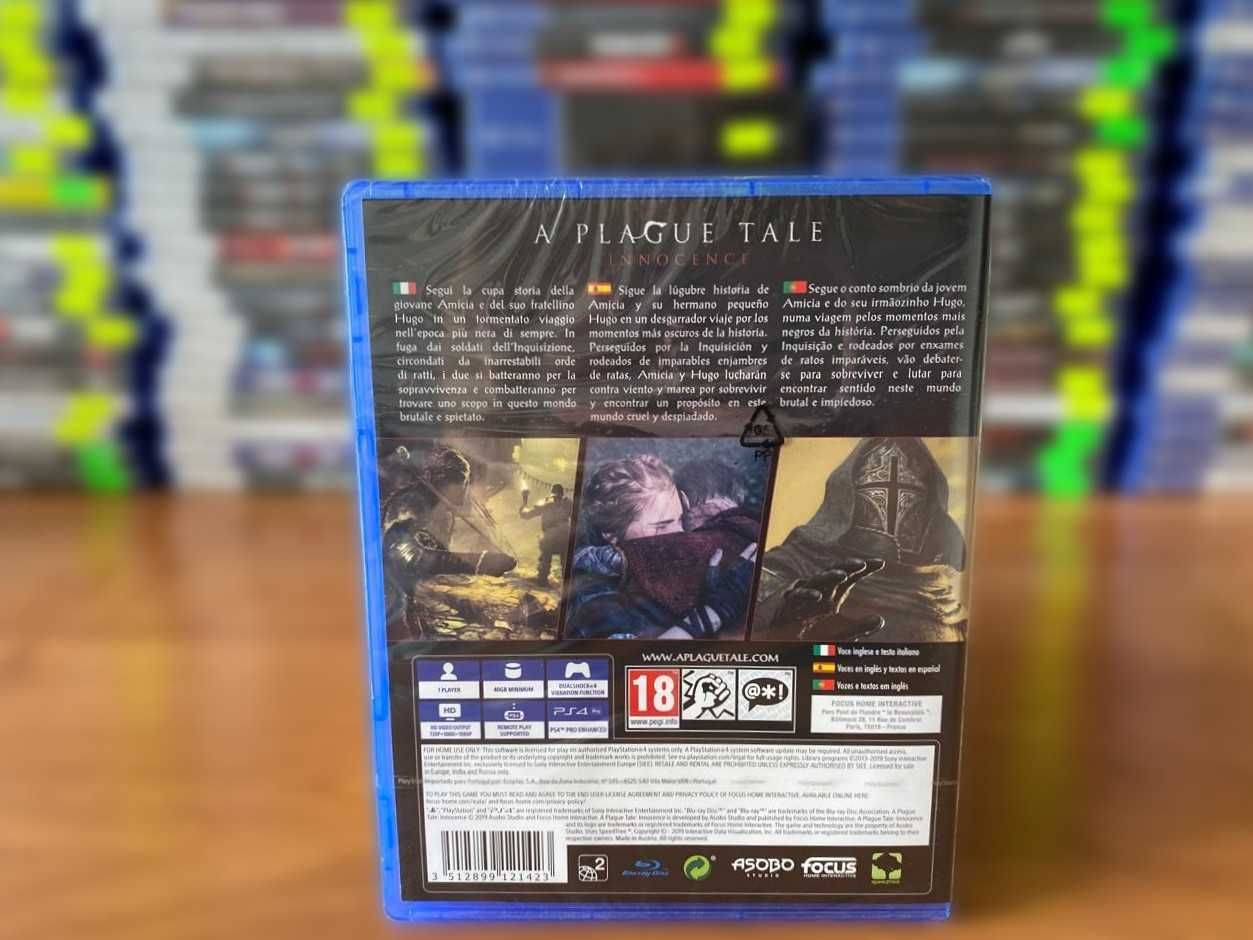 Новый A Plague Tale: Innocence PS4/PS5 Огромный Выбор Дисков