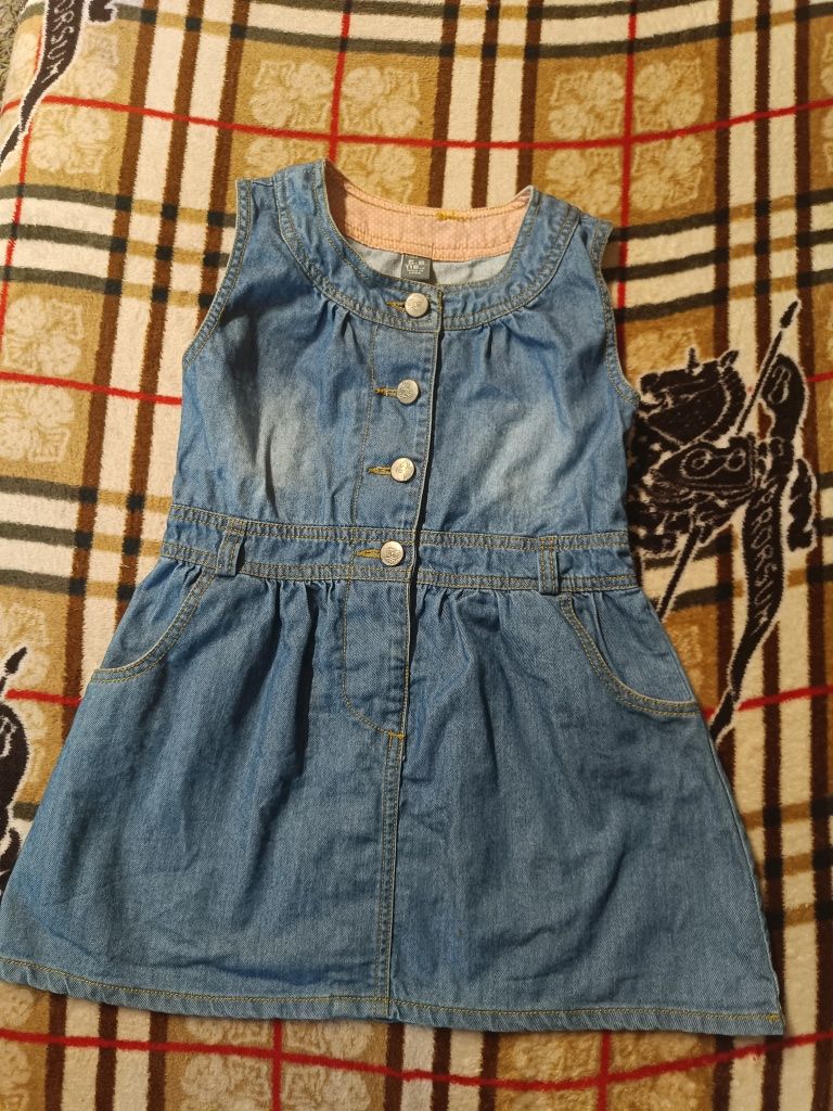 Джинсовый сарафан Zara