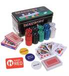 Покерный набор 200 фишек.Набор для игры покер.Poker Texas 2 колод карт