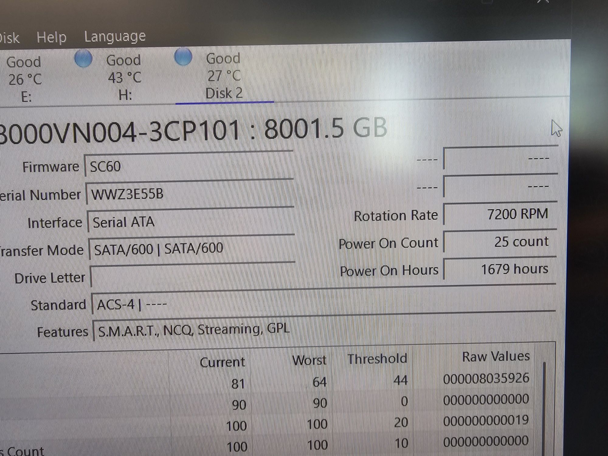Synology DiskStation DS723+ 4GB RAM  +4TB + 8TB