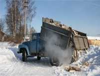 Швырок зил, горбыль, дрова в мешках