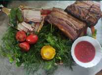 Вкусные копчёности домашнего приготовления.
