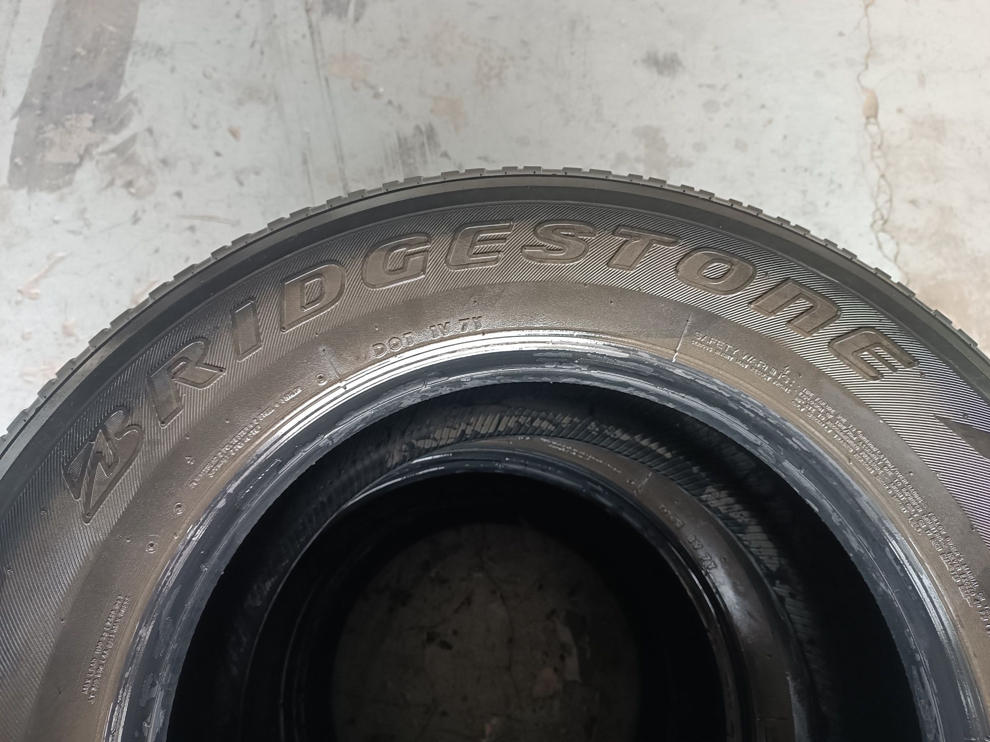 Летняя Б/У резина BRDGESTONE 265/65/17