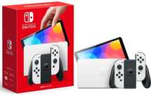 Nintendo Switch OLED + 2игры + кейс (полный комплект)