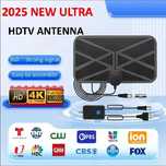 Внутренняя антенна Ultra HD 2025 с мощным усилителем сигнала