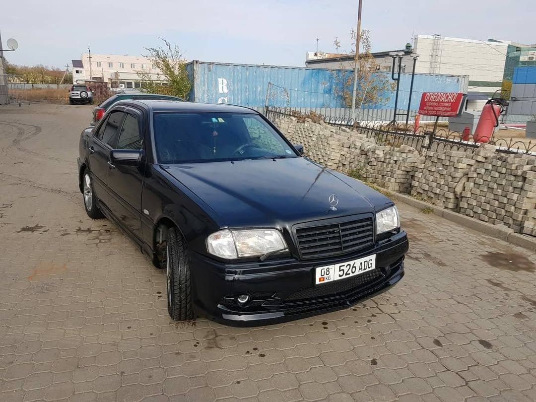 Mercedes W202 передний бампер S tuning
