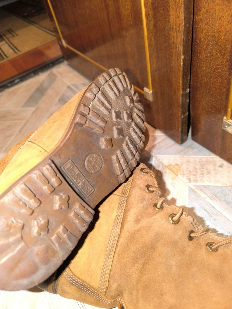 Timberland замшевые сапоги