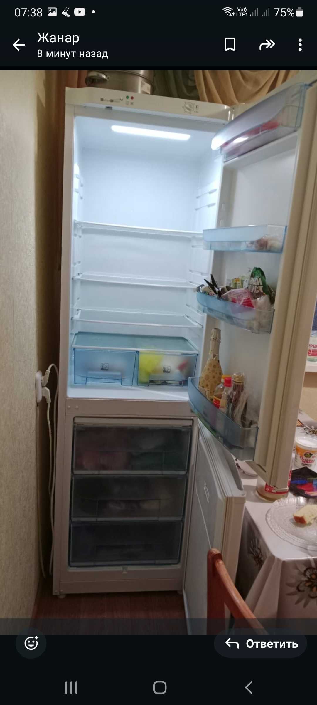Продам холодильник, в отличном состояние
