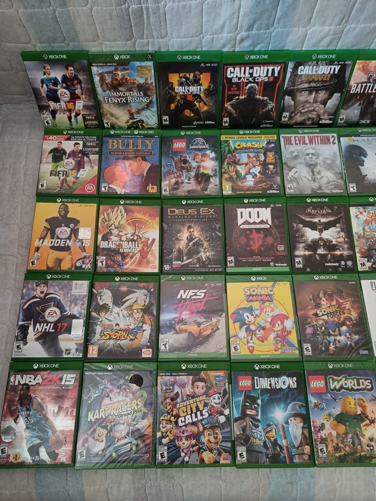 Xbox one и series x игры на дисках