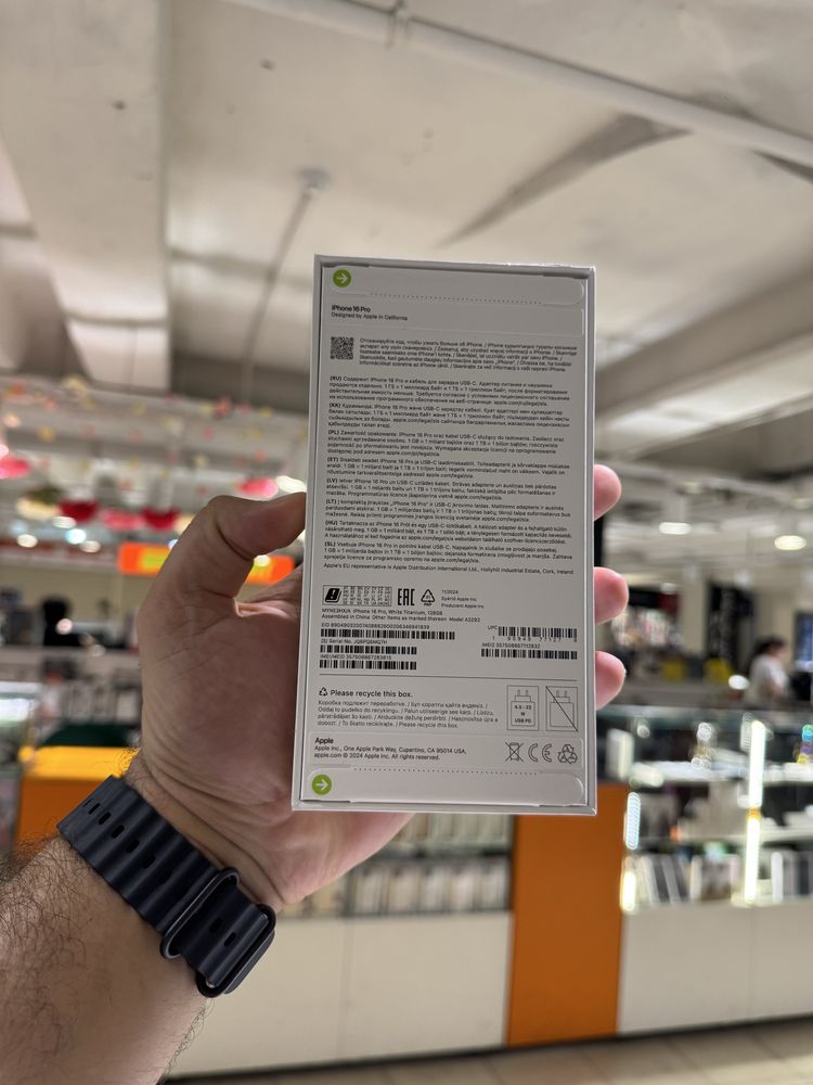 Iphone 16 pro 128gb новый ЕАС