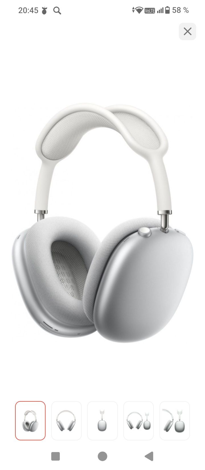 Продам почти новые наушники airpods max