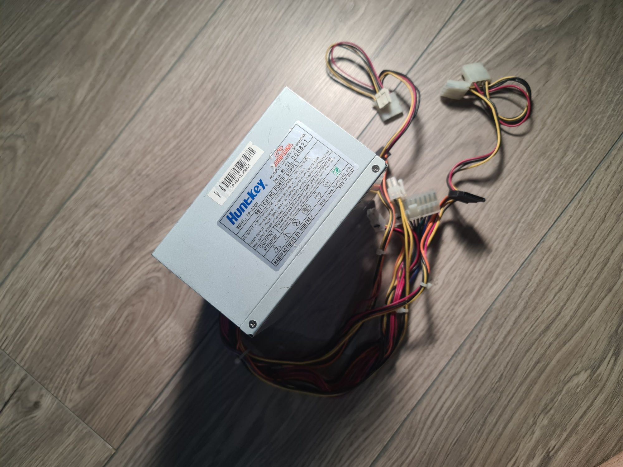 Блок питания Huntkey CP-400H 400W + кабель питания, б/у