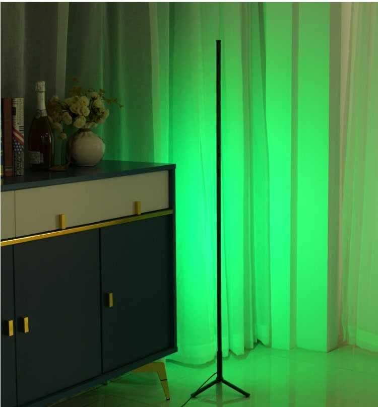 Угловая Led RGB лампа, ночник, Led торшер 140 см + Джостик.