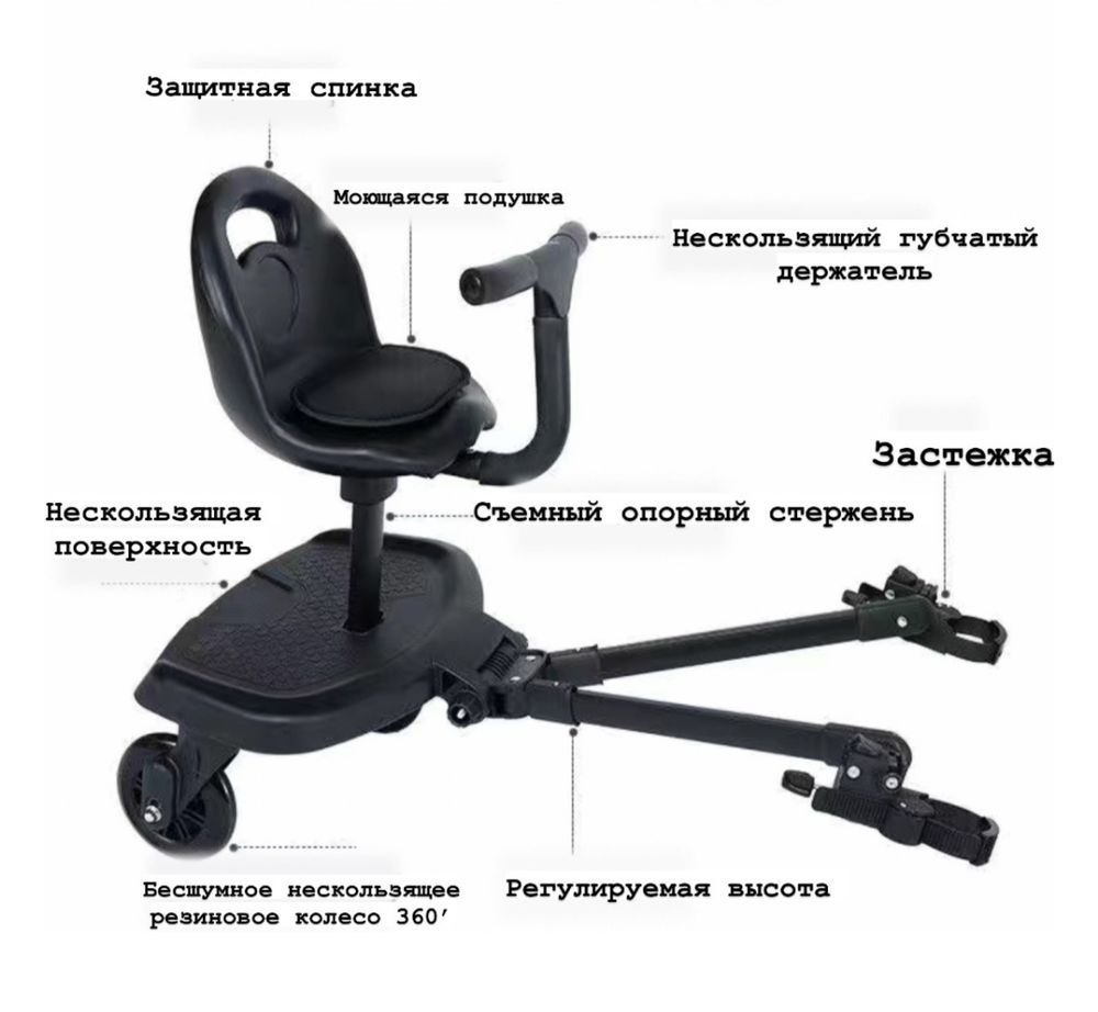 Продам подножку на коляску для вторго ребенка