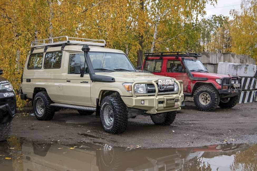 Бампер РИФ силовой передний Toyota Land Cruiser 76 2007 +