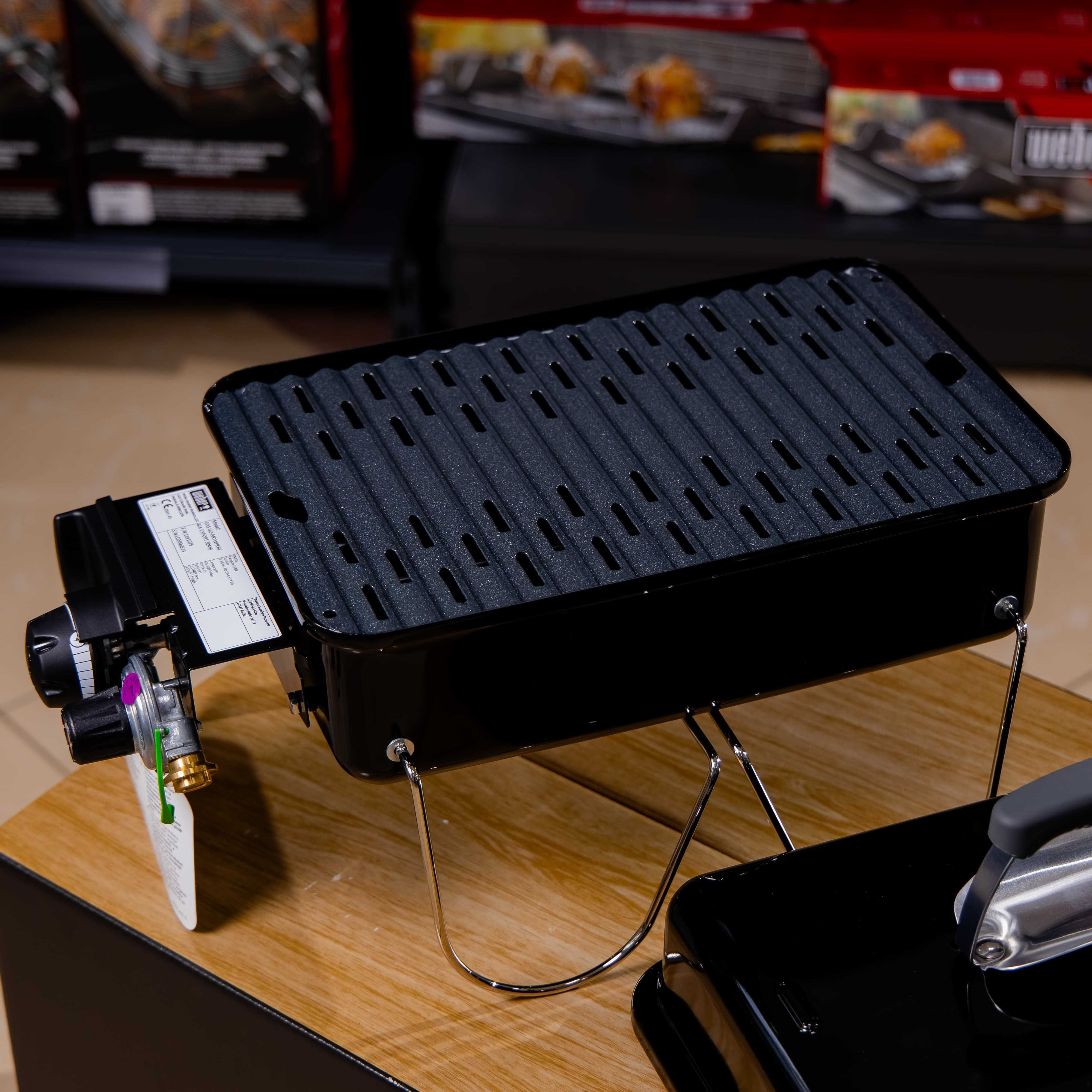 Гриль газовый портативный Weber Go-Anywhere, чёрный