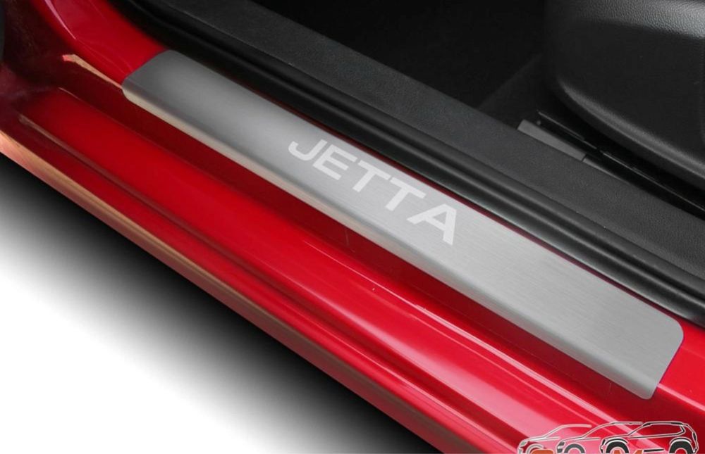 Накладки на пороги Volkswagen Jetta с 2010+