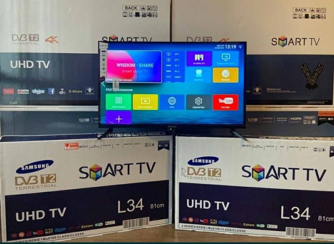 Smart TV Новый 80см без пробега по рк успей забрать свой телевизор