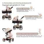 Коляска универсальная 2 в 1 AIMILE Wingoffly, золотой