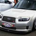 Обратный выдув на капот Subaru Forester SG