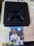 Playstation 4 slim + оригинальный джостик + игры