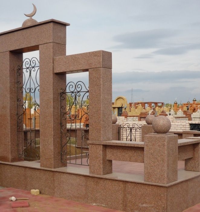 Изготовление памятников, мазаров,комплексов из натурального камня