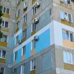 Утепление стен снаружи, высотные работы