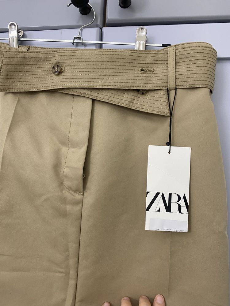 Юбка Zara бежевая