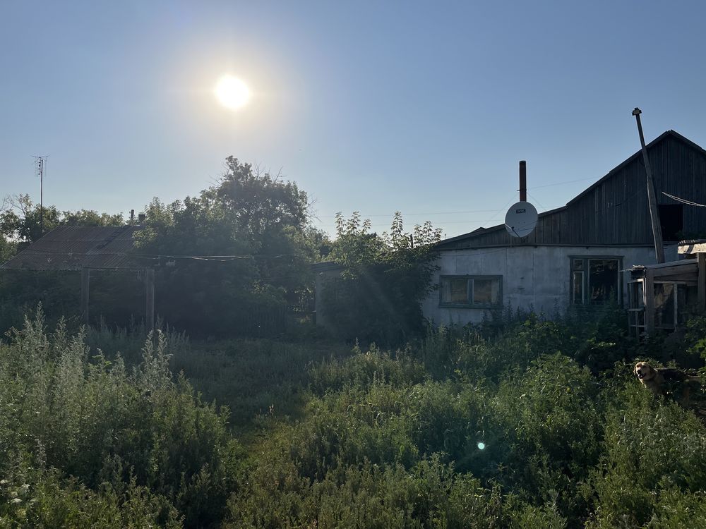 Продается дом с большим участком.
