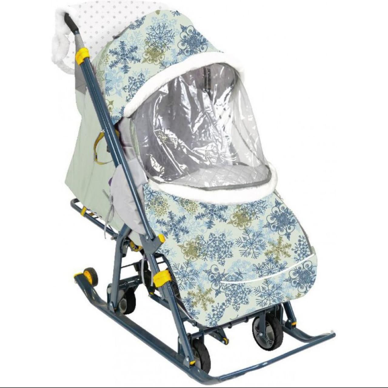 Продам зимние сани коляска, фирма nika kids, в хорошем состоянии
