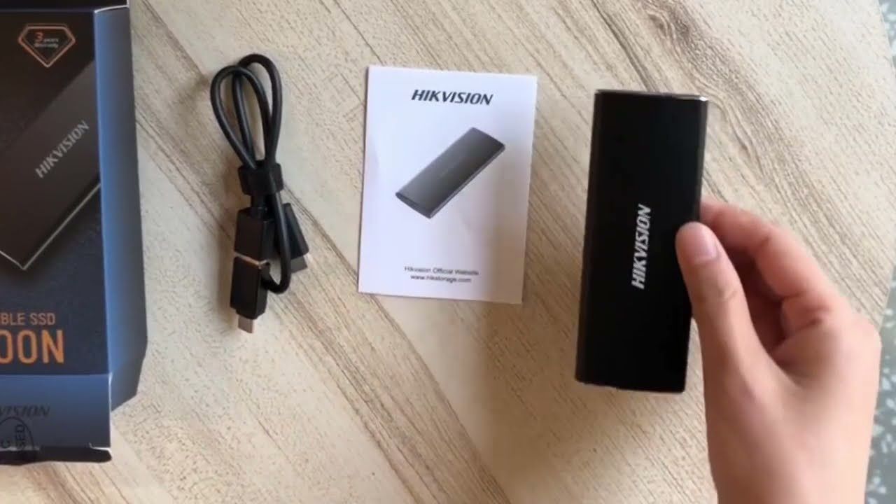 Внешний SSD накопитель 1 TB, Hikvision T200N, Black