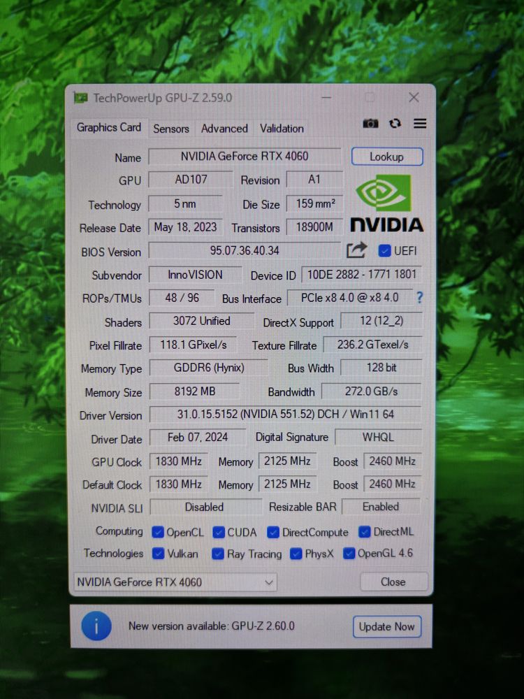i5 RTX4060 Игровой компьютер системный блок